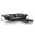 DE- (32) mobília ao ar livre feita à mão moderna do sofá do rattan